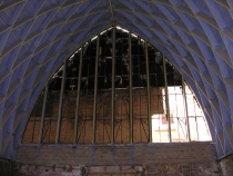 <p>reconstructie glasraam kapel Buizingen</p>